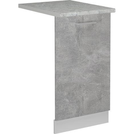 Panneau de lave-vaisselle R-Line, Béton, 45cm , PT Marbre, Vicco (1/5)