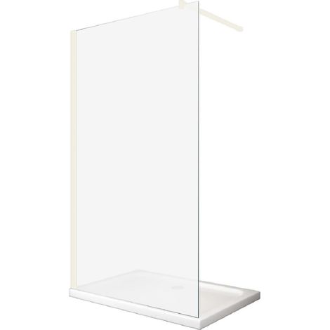 Glaswerk Westfalen - Parete doccia walk-in LiLy 80x200 cm, bianco satinato (1/4)