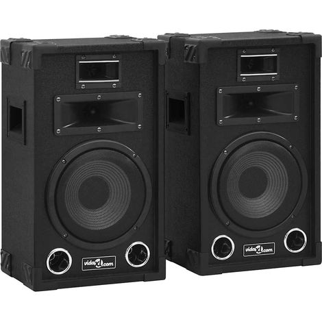 vidaXL Altavoces pasivos escenario profesional hifi 2 uds 800 W negro (1/2)