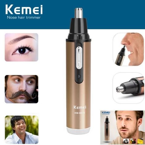 Rechargeable Tondeuse Rasoir À Poil Oreille Nez Moustache Dépilatoire Pour Homme (1/2)
