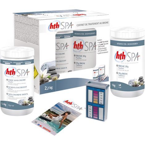 Hth - Spa PETIT COFFRET DE TRAITEMENT AU BROME - 2,2kg - 00250858