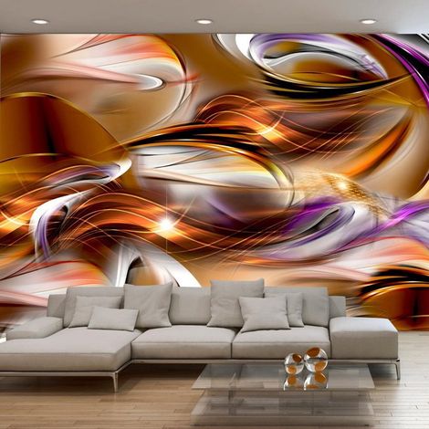 Papier peint mer d'ambre - 200 x 140 cm (1/4)