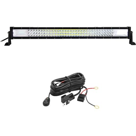Barre lumineuse LED, Éclairage haute performance, Résistance durable aux intempéries, Fil droit de 32 pouces (1/2)