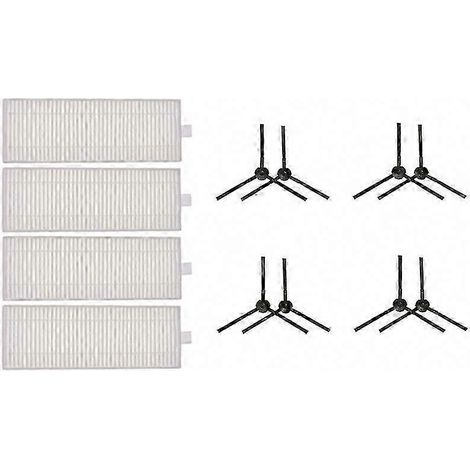Seitenbürste, Reinigungstücher, HEPA-Filter und Hauptwalze für den Saugroboter 360 C50 - Komplettes Ersatzteilset, kompatible Ersatzteile, Wartungszubehör. (1/5)