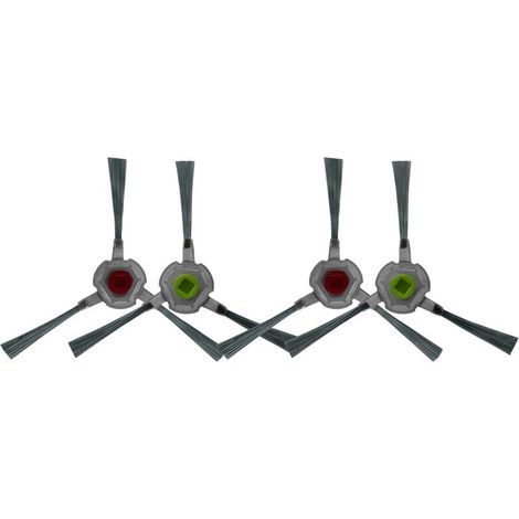Set mit 2 Ersatz-Seitenbürsten für den Deebot OZMO U2 DGN22 U2 Pro Saugroboter (Zubehör). (1/4)