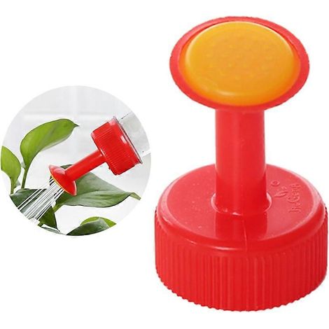 Universal Potted Watering Device Simple Bottled Flowering Special Gardening Tool Watering Flower Small Nozzle Shower Bottle Mouth (Red) (1/5)