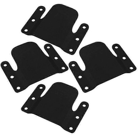 Quatre connecteurs modulaires universels pour canapés avec fixations emboîtables, compatibles avec les canapés. (1/5)