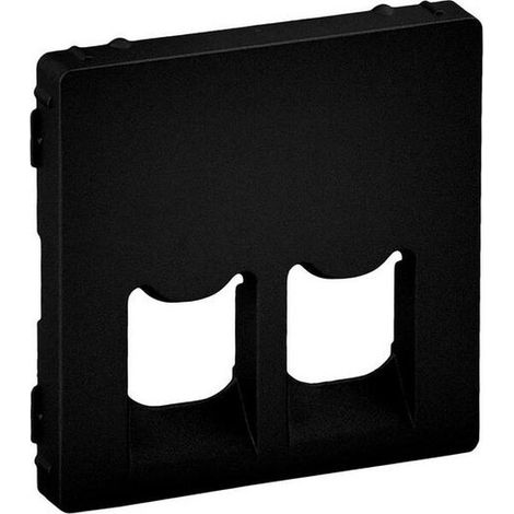 Legrand ABDECKUNG RJ11/RJ45 2-FACH SW (756422 VALENA LIFE)