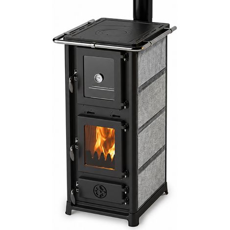 Poêle à bois OLYMPIA II Pierre Ollaire 9 kW - (1/5)