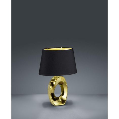 Lampada da tavolo RL TABA oro/nero ceramica E14 33cm (1/10)