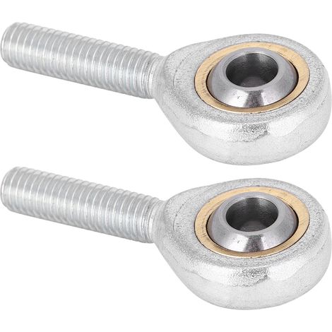 2 pièces rotule à embout fileté mâle SA8t K autolubrifiante articulée montée pour tige (1/5)