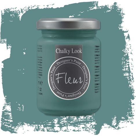 Fleur - Colori a base minerale - Fleur chalky look - effetto gesso 130 ml - scegli il colore / -/F60 Vanity blue