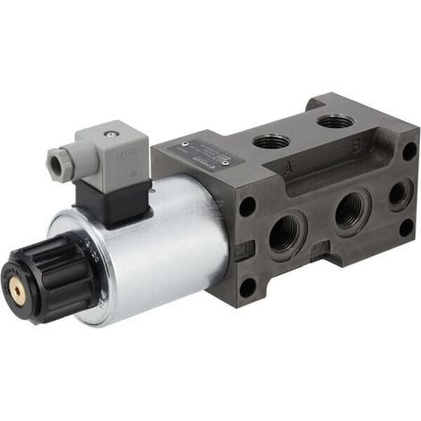 Steuerventil'6/2 1/2 12 V DC kompatibel mit Flansch POCLAIN 6KVH1012VFL (1/5)