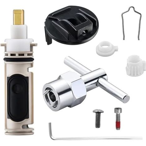 Moen-kompatibles Duschreparaturset, Zeichenwerkzeug + Griffadapter, ersetzt Filter 1222, einfache Selbstmontage