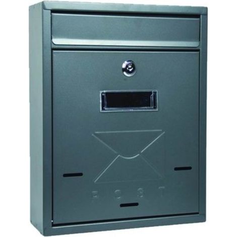 VIGOR - CASSETTA PER LETTERE TAY ANTRACITE 26x9x31cm