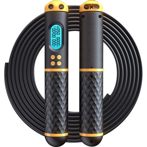 Smart Counting Skipping Rope Sports Goods With Cord And Cordless Dual-Use With Weight-Bearing Sports Wire Skipping Rope Batch (1/5)