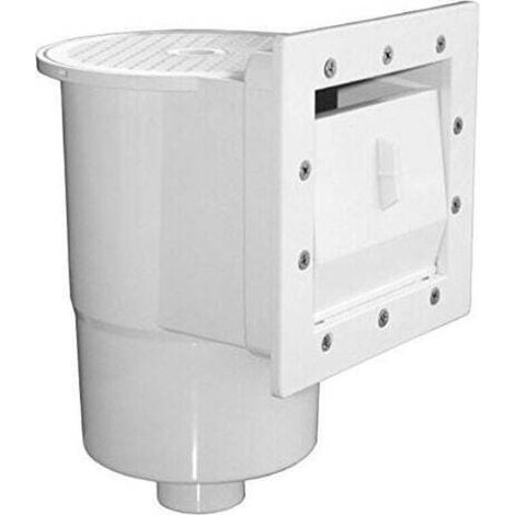 Tuserxln – Skimmer de piscine hors sol petite ouverture avec buse de remplissage – 1 refoulement et 2 adaptateurs 1.5' – Couleur blanc ou beige