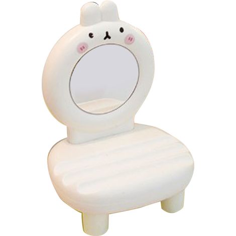 Support téléphone bureau forme d'animal mignon angle réglable support tablette blanc pour maison bureau voyage (1/5)
