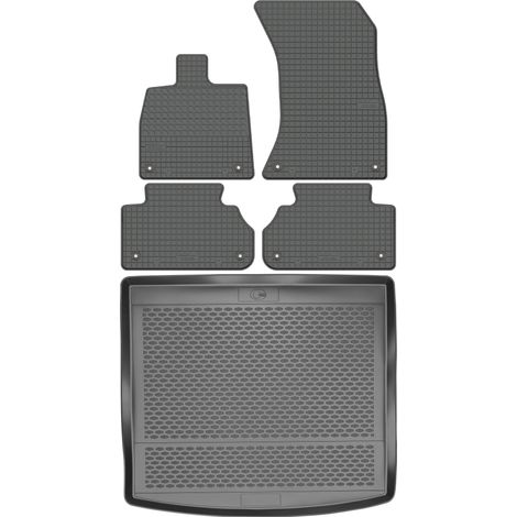 Set di tappetini in gomma per auto e tappetino per bagagliaio per Audi Q5 II SUV dal 2017 (1/5)