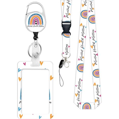 1 lanière pour badge Divers accessoire de portail, ajustable, transparente et amovible, pour enseignants et infirmières (1/5)