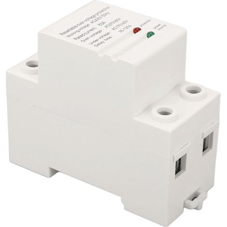 230 V Wechselstrom, 63 A Spannungsschutzgerät, Über-/Unterspannungsschutz mit automatischer Rückstellung, Schutzschalter für niedrige Eingangsspannung und hohe Ausgangsspannung. (1/5)