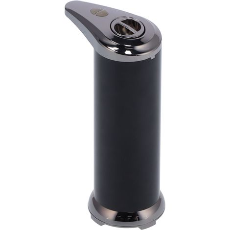 Distributeur de savon liquide automatique 250 ml, sans contact, avec capteur infrarouge, pour salle de bain, noir. (1/5)
