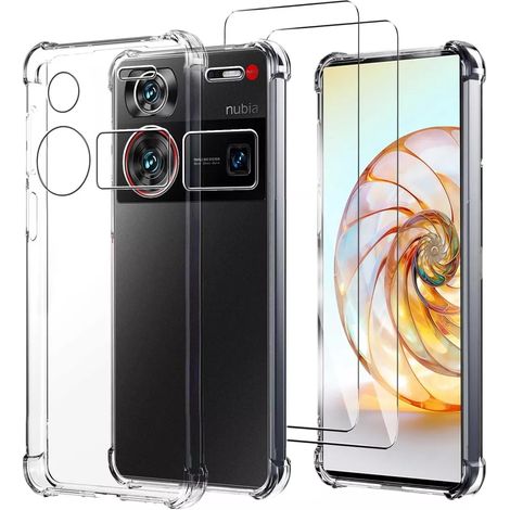 Funda Para Nubia Z60 Ultra Transparente Carcasa + 2 Mica (1/5)