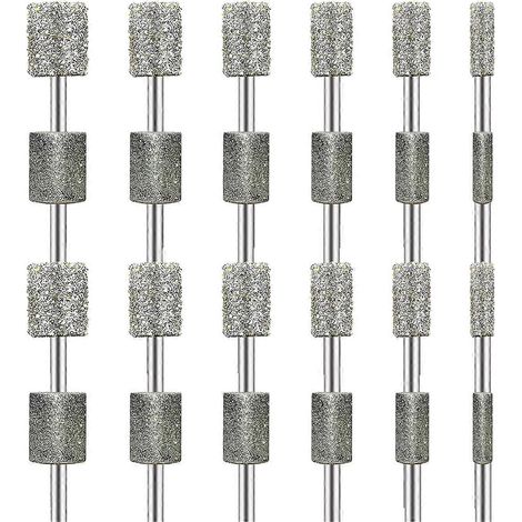 Kit de polissage compatible avec 48 forets diamantés pour verre et céramique, 1/8 pouce. Accessoires pour le travail du bois, du verre et de la céramique. (1/5)