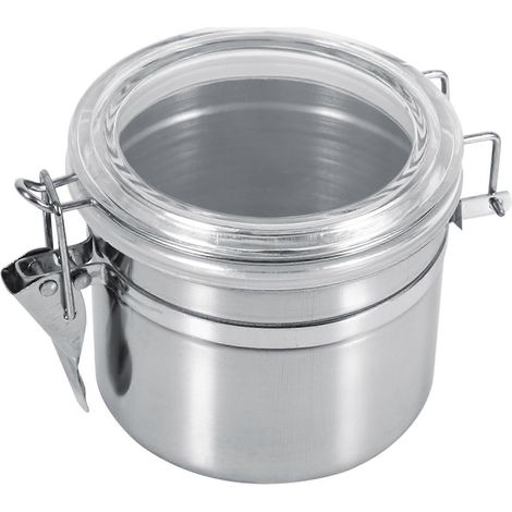 boîte de conservation alimentaire en acier inoxydable pour la cuisine, idéale pour le sucre, le thé, le café et les grains de café (10107,5cm) (1/5)