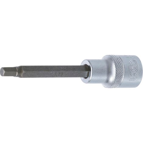 DOUILLE À EMBOUTS, LONGUEUR 100 MM, 12,5 MM (1/2'') SIX PANS INTÉRIEURS 6 MM BGS 4261 (1/2)