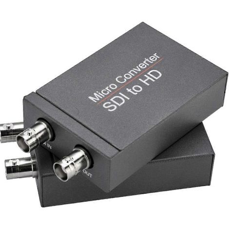 Deux adaptateurs SDI compatibles SDI vers HDMI, mini convertisseur vidéo SD-SDI haute définition 3G avec détection automatique du format audio. (1/5)