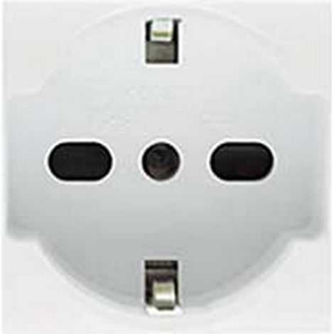 3PZ PRESA SICUREZZA SCHUKO TRIVALENTE "AQUA" 2 POLI+TERRA 10/16 SCHUKO