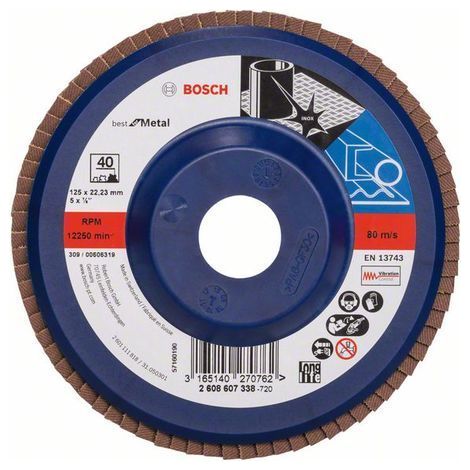 Plato pulidor X571 Best for Metal Ø 125 mm  BOSCH 2608607338 (1/4)