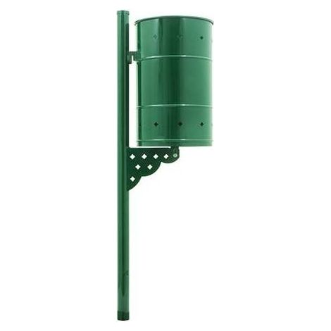 CESTINO ECO VETRO IN LAMIERA ZINCATA