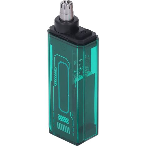 Tondeuse à poils de nez électrique rechargeable, pour hommes et femmes, verte (1/5)