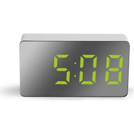 Réveil numérique minimaliste LED pour chambre d'étudiant, mini-réveil électronique à brancher sur une voiture (1/3)