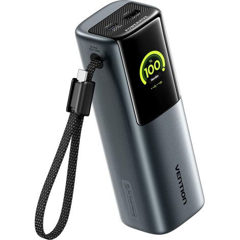 Batterie externe Vention Powerhive Series 20 000 mAh 165 W + câble USB-C 240 W