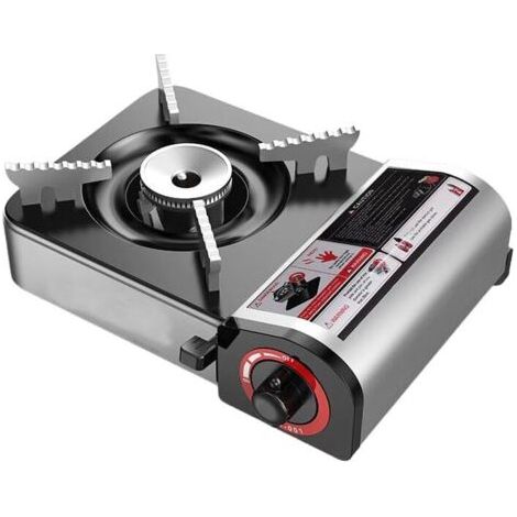 Mini réchaud à cassette portable Petit réchaud à cassette Compact Ultralight Disaster Tabletop Mini réchaud d'extérieur portable Réchaud polyvalent compact Réchaud simple compact (1/4)