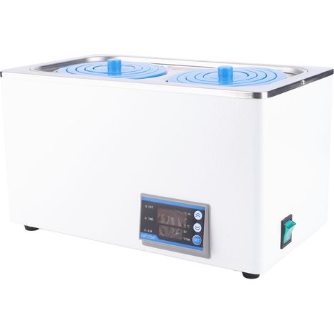 Chauffe-eau thermostatique numérique, 7l, température constante, fournitures de laboratoire, 1 chambre avec 2 ouvertures, prise US, 110V (1/5)