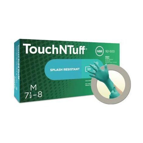 Ansell TouchNTuff 92500100 guantes de nitrilo verdes 240 mm