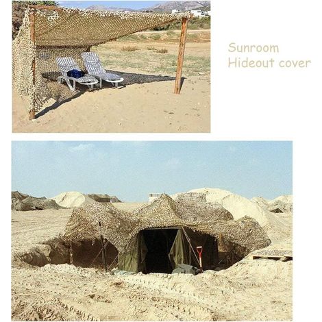 Ineasicer Filet de Camouflage Stores Double Maille pour décoration Chasse Cour Parasol Camping Photo Ferme Usine abri Voiture Dissimulation fête Exposition Paintball Rideau Plafond clôture auvent,3X3M (1/3)