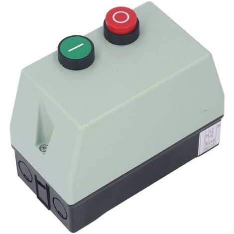 Démarreur Magnétique Étanche IP55 – Contacteur Moteur Monophasé 220V/230V ou Triphasé 380V/400V (9-13A) – Boîtier ABS Ignifuge pour Pompe, Compresseur et Machines Industrielles (1/5)