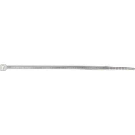 Collares de cableado Longitud 368 mm de ancho 3.6 mm poliamida natural 100pcs/sach