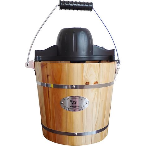 Vente-Unique – Sorbetière électrique 3.5 L en aluminium – Moteur électrique – Capacité 3.5 L – Pour glaces maison