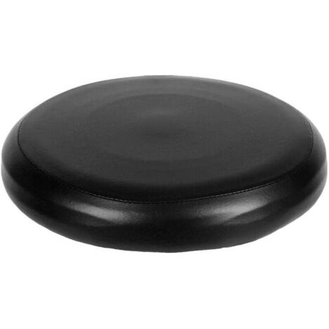 KAEJYIUT-Housse De Tabouret Ronde En Cuir Pu Elastique, Noir