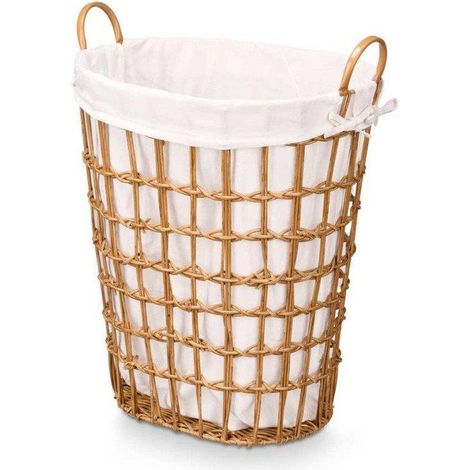 Kipit Cesto per la biancheria moderno grigio marrone 58x49x35 cm