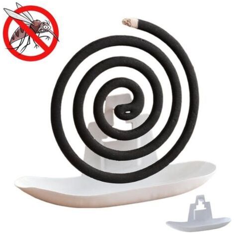 Halterung für Mückenschutzspirale – MARKE – Modell – Metall – Weiß – 15,9 x 3,7 x 8 cm (1/5)