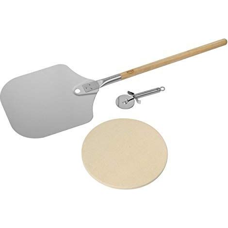 Set pizza rosle 3 pcs cordiérite 30 cm pierre