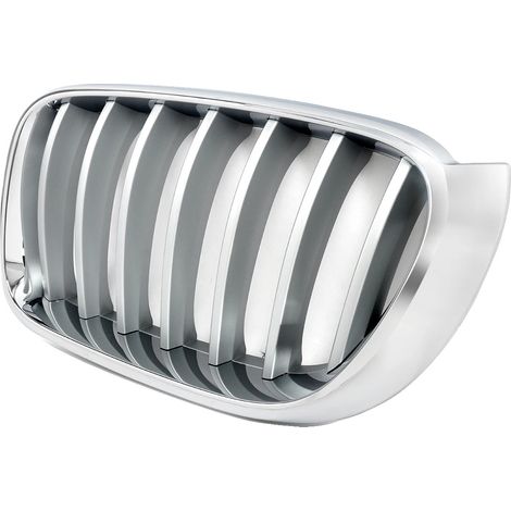 Parrilla delantera tipo riñón, fabricada en material ABS duradero, compatible con los SUV de lujo X3 y X4, lado izquierdo. (1/2)