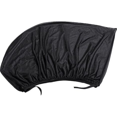 Paire de pare-soleil latéraux pour voiture, isolation thermique et protection UV, tissu extensible ajustable (1/2)